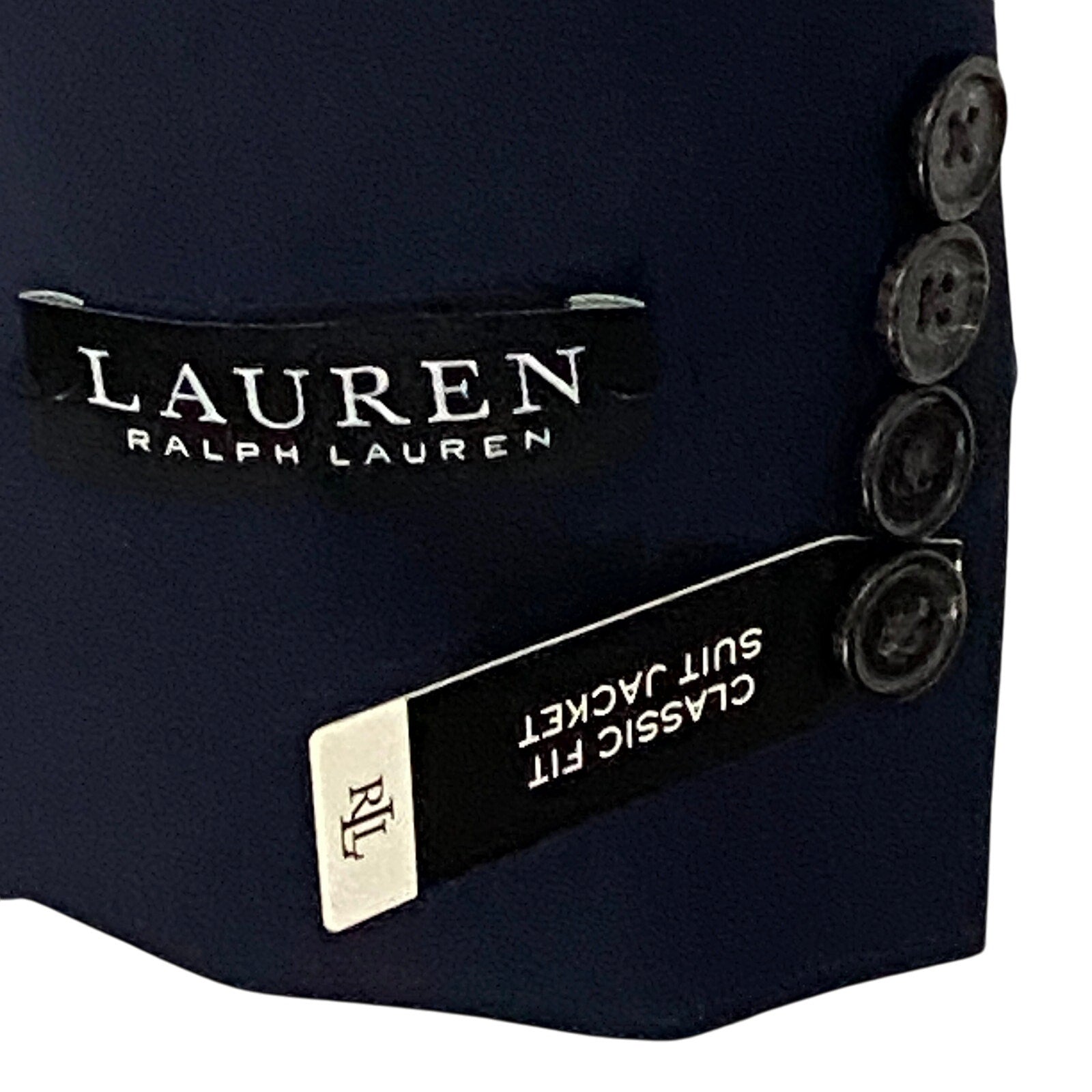 Lauren Ralph Lauren Men's 44L Classic Fit Ultraflex Suit Jacket Navy Blue