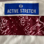 Nautica Ceylon Dress Pant Men's 46x32 Flat Front Active Stretch Lt Burgundy