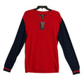 Polo Ralph Lauren Sleepwear Men's Small Crew Neck Long Sleeve Shirt Red Blue