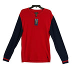 Polo Ralph Lauren Sleepwear Men's Small Crew Neck Long Sleeve Shirt Red Blue