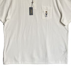 Polo Ralph Lauren Shirt Men's 4XLT Polo Bear Knit Short Sleeve Polo White