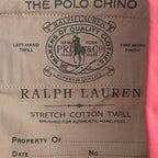 Polo Ralph Lauren Chino Pant 33x32 Slim Fit Stretch Cotton Twill Red