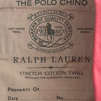 Polo Ralph Lauren Pants 33"x32" Slim Fit Chino Stretch Cotton Twill Red NEW