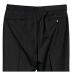 Armani Exchange Dress Pant Men's 34W Flat Front Raw Hem Stretch Wool Gray NEW