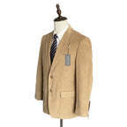 Michael Kors Sport Coat Men's 38 Regular Modern Fit Corduroy Cotton Camel