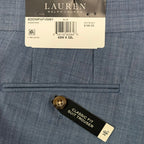 Lauren Ralph Lauren Dress Pant Men's 42"x32" Classic Fit Wool Blend Lt Blue