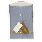 Roundtree & Yorke Shirt Men's 14.5 32 Slim Fit Cotton Pinpoint Blue Check
