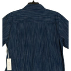 AG Los Angeles Shirt Men's Large Relaxed Fit Wesley Short Slv Button-Up Blue