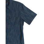 AG Los Angeles Shirt Men's Large Relaxed Fit Wesley Short Slv Button-Up Blue