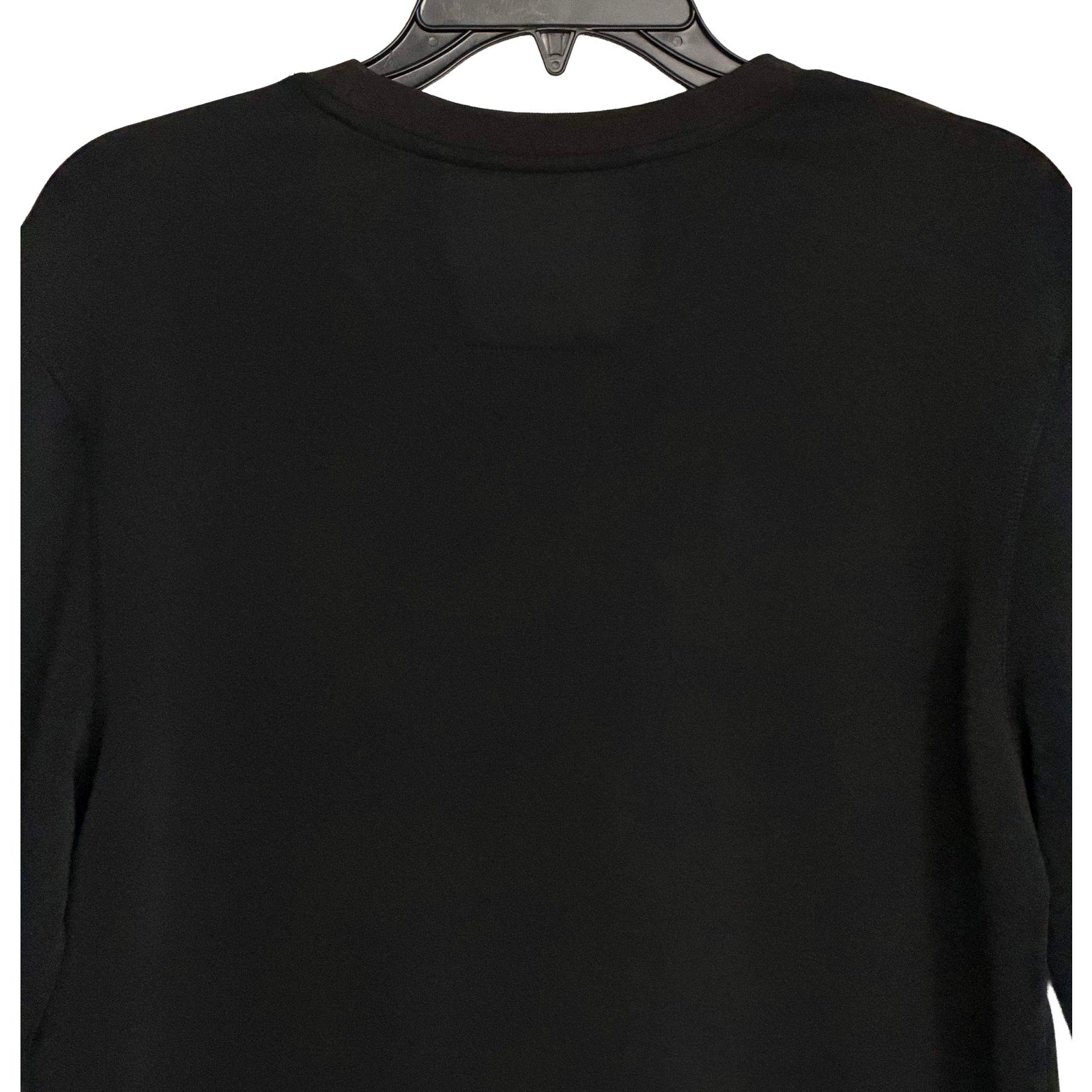 Daniel Buchler T-Shirt Men's Small Crew Neck Long Sleeve Stretch Solid Black
