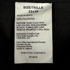 Perry Ellis Portfolio Pant Men's 32"x30" Modern Fit Flat Front Total Eclipse