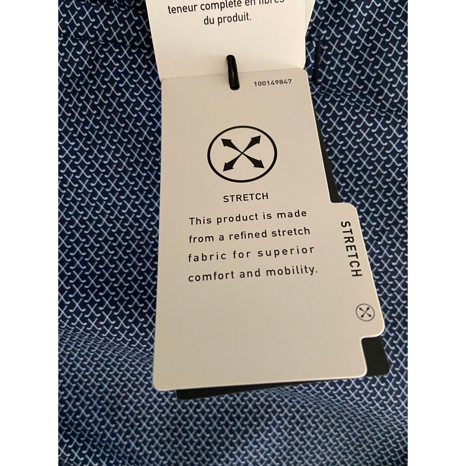 Ralph Lauren RLX Golf Shorts Men's 40W Tailored Fit Woven Navy Blue