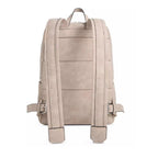 Alfani School College Backpack Adjustable Backstrap Zip Closure Medium Beige