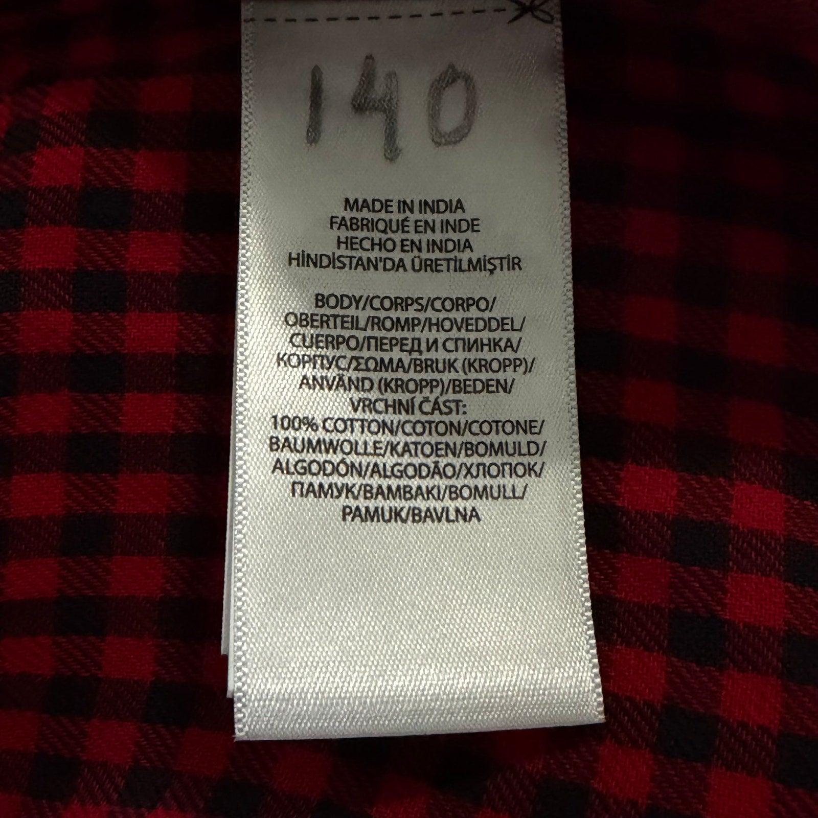 Polo Ralph Lauren Men's XL Classic Fit Cotton Flannel Shirt Red Black Check