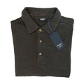 Faherty Polo Shirt Men's XL Reserve Short Sleeve Linen Washed Black