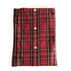 Roundtree & Yorke TravelSmart Big & Tall Men's 4XB Dress Shirt Red Plaid