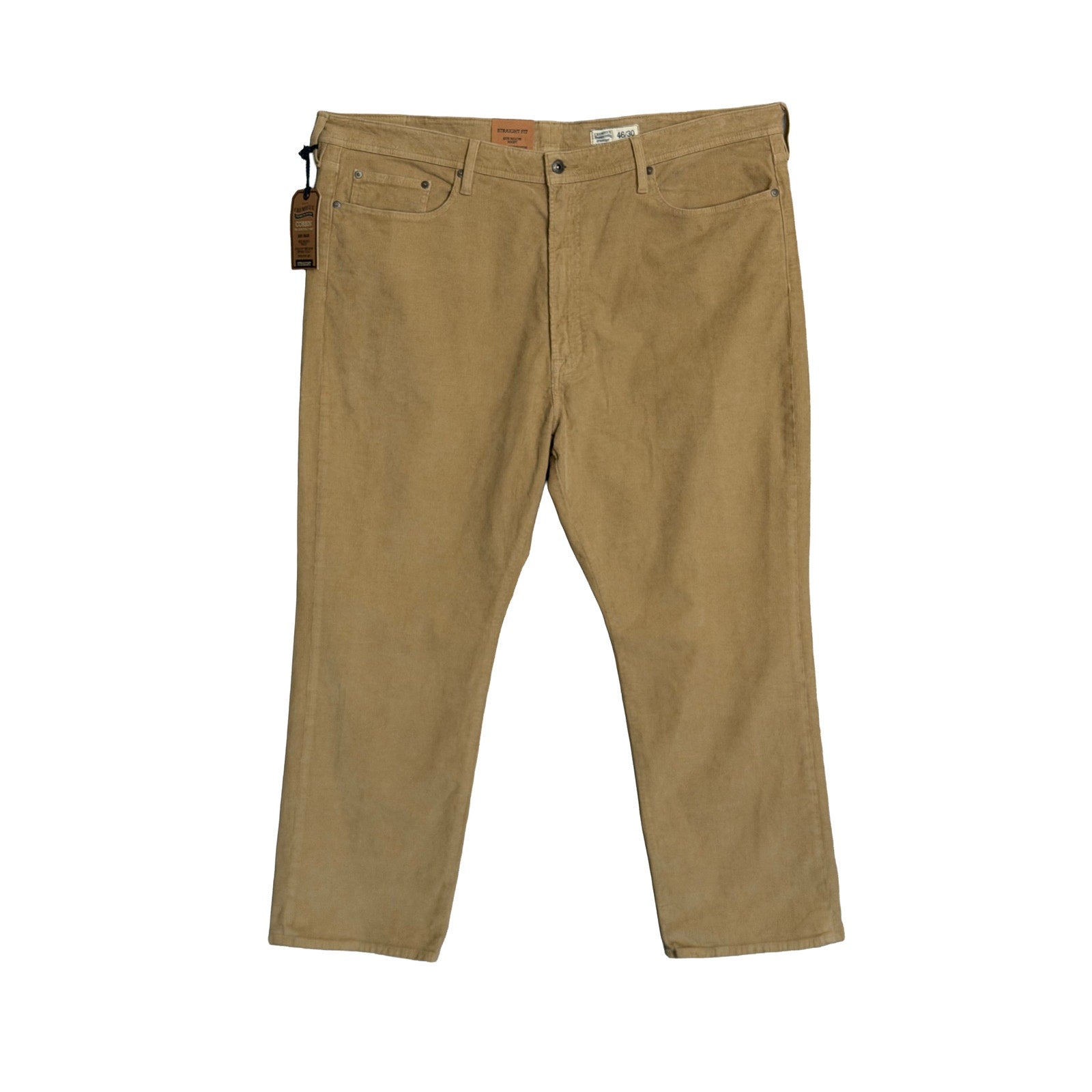 Daniel Cremieux Corduroy Pants Men's 46"x30" Straight Fit Stretch Wheat