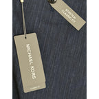 Michael Kors Dress Pants Men's 34"x30" Classic Fit Linen Blend Stretch Blue