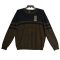 Armani Exchange Sweater Men's XXL Crew Neck Lightweight Wool Color-Block