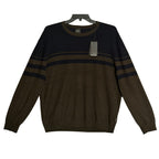 Armani Exchange Sweater Men's XXL Crew Neck Lightweight Wool Color-Block