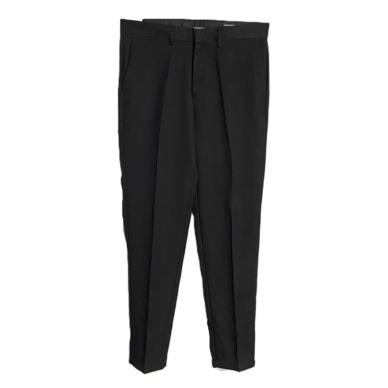 Louis Raphael Dress Pant Men's 34x32 Slim Fit Comfort Stretch Solid Black