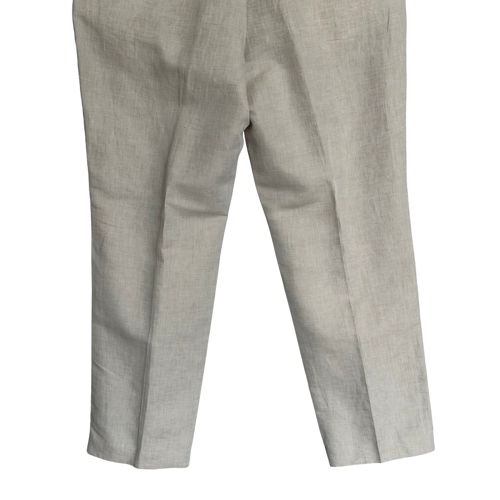 Perry Ellis Portfolio Pants Men's 40"x32" Modern Fit Dress Pants Linen Blend