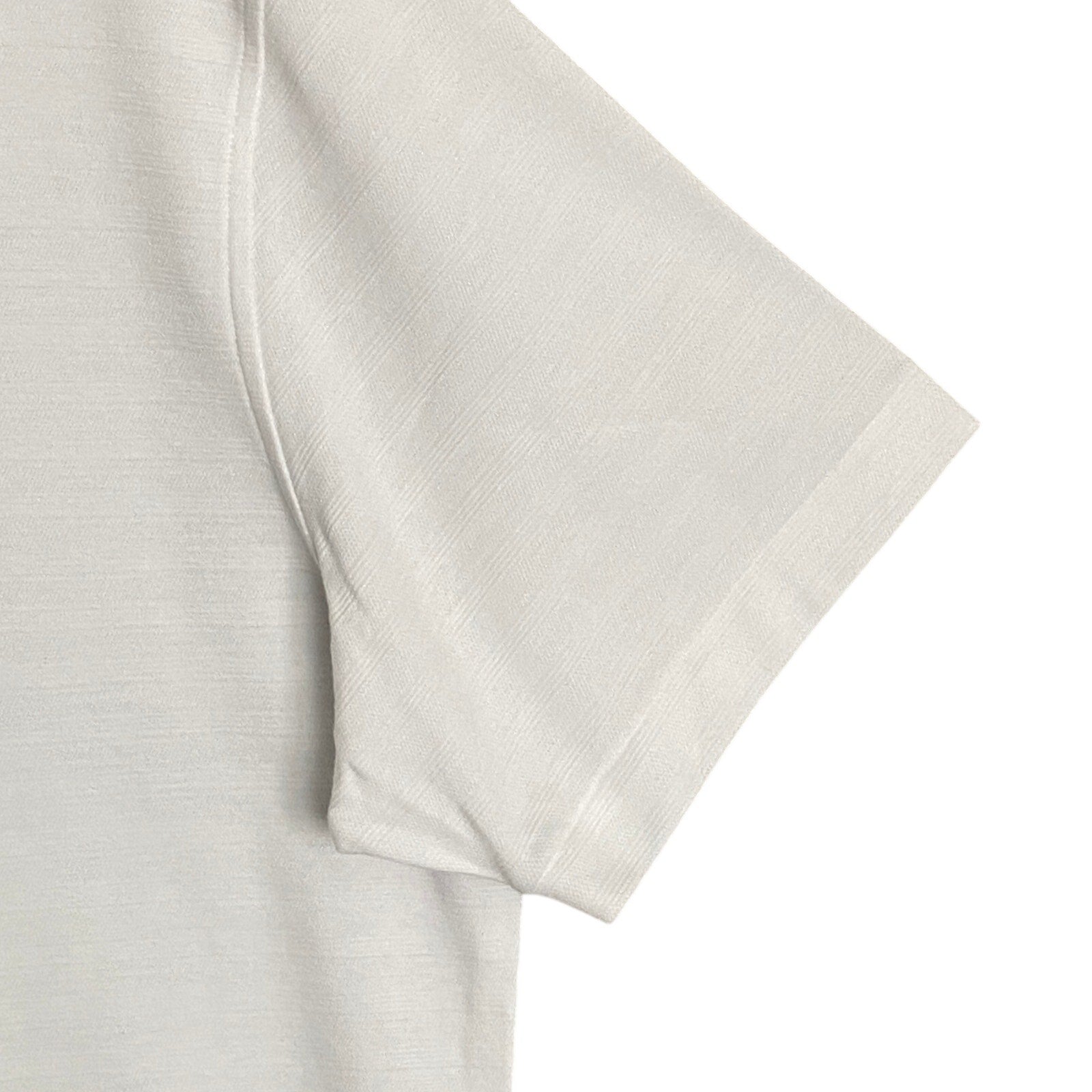 Daniel Cremieux Polo Shirt 38 Men's Medium Supima Cotton Shirt White Stripe