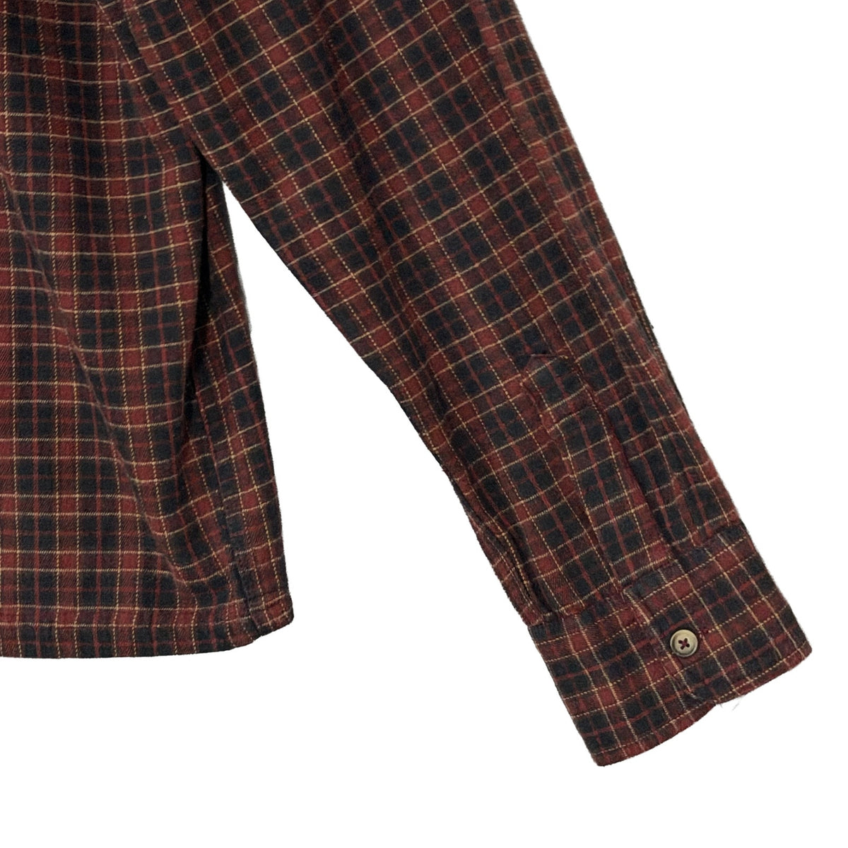 BDG Flannel Shirt Men's XL Long Sleeve Button Up Red Black Gingham