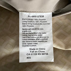 Tommy Hilfiger Men's 40 Short Double-Breasted Belted Trench Coat Beige