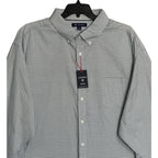Daniel Cremieux Dress Shirt Men's 4XB Big & Tall Button-Down Stretch Check