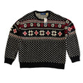 Polo Ralph Lauren Men's XXL Snowflake Cotton Cashmere Sweater Black