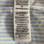 Lacoste Sleepwear Men's Large Poplin Pajama Shirt Cotton Blue Pinstripe