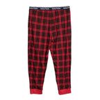 Nautica Sleep Pant Men's Medium RestLuxe Elastic Waist Pockets Red/Black Ck