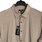 Alfani Alfatech Dress Shirt Men's XL Long Sleeve Button-Up Nylon Stretch