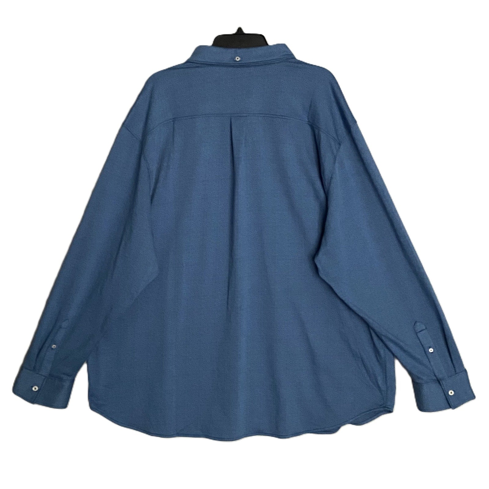 Tommy Bahama Shirt Men's 3XLB Big & Tall "San Lucio Stretch" Long Slv Blue