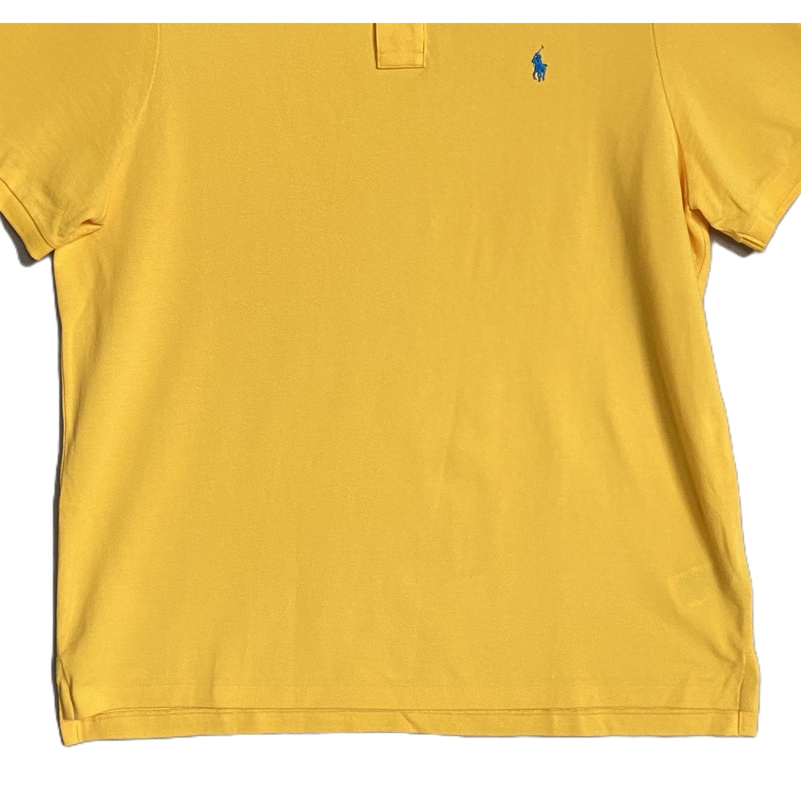 Polo Ralph Lauren Shirt Men's XL Classic Fit Short Sleeve Polo Yellow