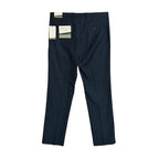 Perry Ellis Portfolio Pants Men's 34"x32" Dress Pants Slim Fit Dark Blue