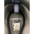 Daniel Cremieux 38 Blue Label Wool Blend Fedora Hat Large/XL Charcoal