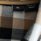 Boss Men's XL Regular Fit Long Sleeve Button-Down Shirt Gingham Print