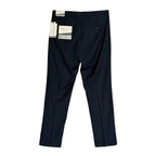 Perry Ellis Portfolio Pants Men's 30"x30" Slim Fit Flat Front Total Eclipse
