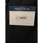 Nautica Men's 38 Regular Overcoat Double-Breasted Wool Blend Lined Black