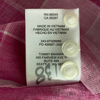 Tommy Bahama Shirt Men's XL "Barbados Breeze Stretch" Shirt Pink Linen Blend