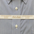 Roundtree & Yorke Shirt Big & Tall Men's 19 36/37 Blue Pinstripe Dress Shirt