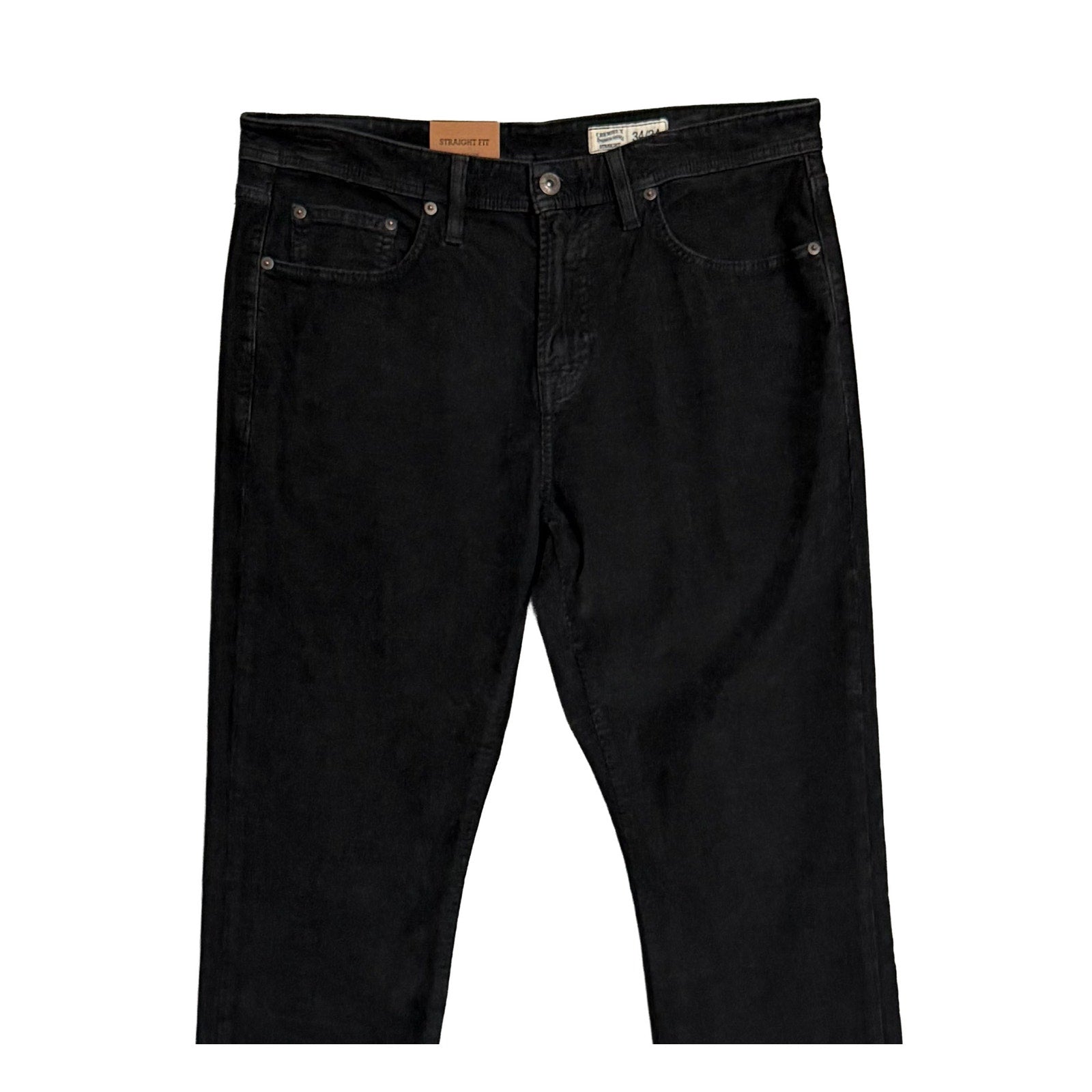 Daniel Cremieux Corduroy Pants Men's 34"x34" Straight Fit Stretch Charcoal