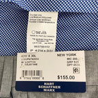 Hart Schaffner Marx Pant Men's 42x30 Dress Pant Platinum New York Fit Gray