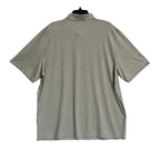 Criquet Polo Shirt Men's XXL Stretch Short Sleeve Grey Micro-Stripe