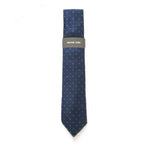 Michael Kors Necktie 3" Aqua Grand Neat Diamond Standard Length Silk Blend