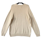 Faherty Heirloom Cotton Sweater Men's 2XLT Organic Cotton Crew Neck Bone