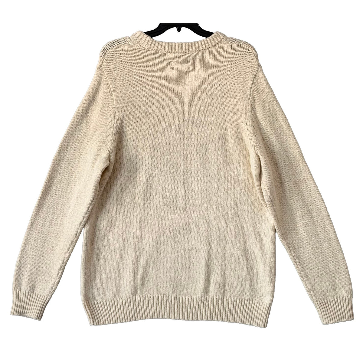 Faherty Heirloom Cotton Sweater Men's 2XLT Organic Cotton Crew Neck Bone
