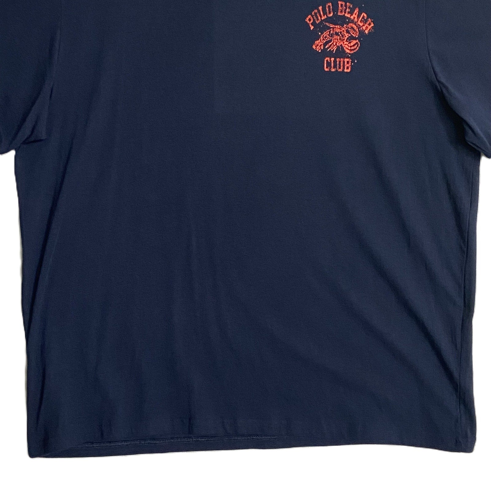 Polo Ralph Lauren T-Shirt Men's XL "Polo Beach Club" Crew Neck Stretch Blue